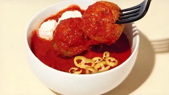 Side of Meatballs + choice of Side