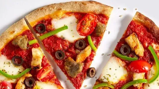 Build Your Own Half 11-inch Pizza + choice of side