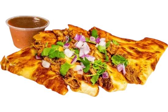 CRISPY CHEESY BIRRIA DILLA