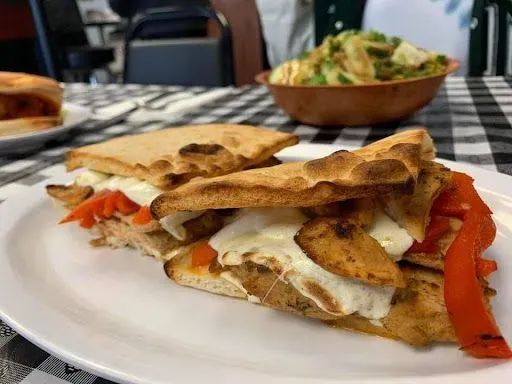 Grilled Chicken & Fresh Mozzarella, Red Peppers & Balsamic Panini