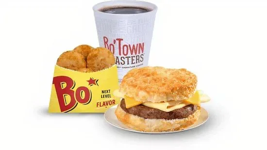 Sausage Egg & Cheese Biscuit Combo