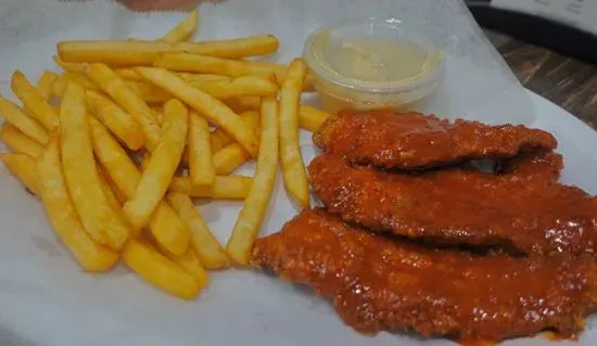 Buffalo Chicken Fingers & Fries (5)