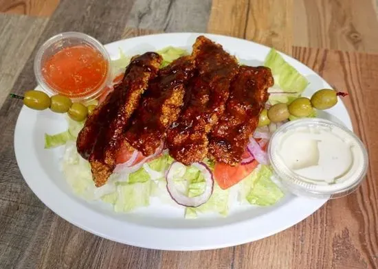 BBQ Crispy Chicken Salad