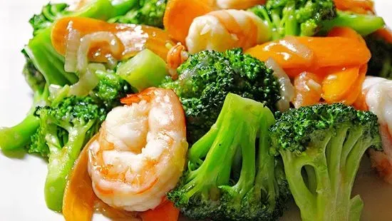 C10. Shrimp with Broccoli