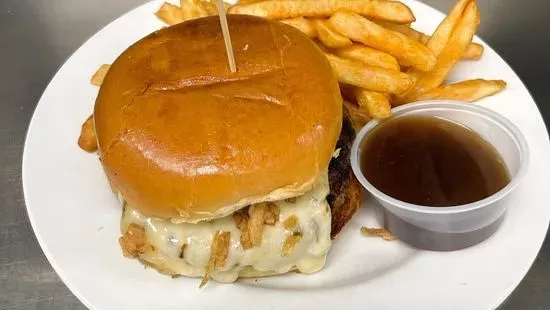 French Dip Burger