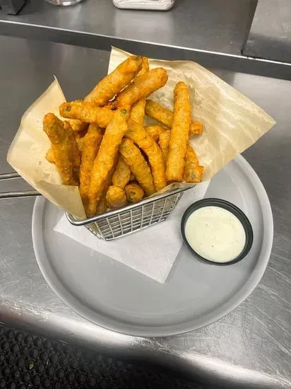 Onion Battered Green Beans