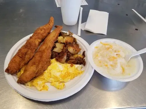 2 Piece Fried Whiting Fish Lunch