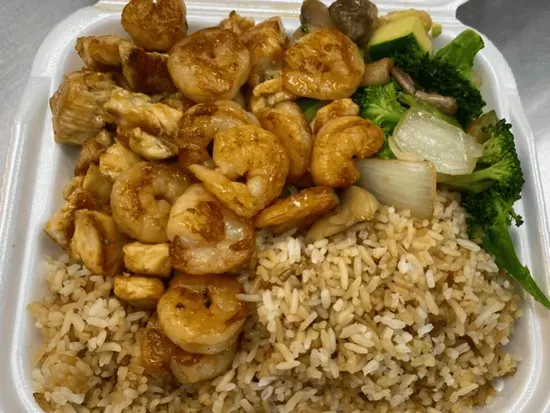 Hibachi Chicken & Shrimp