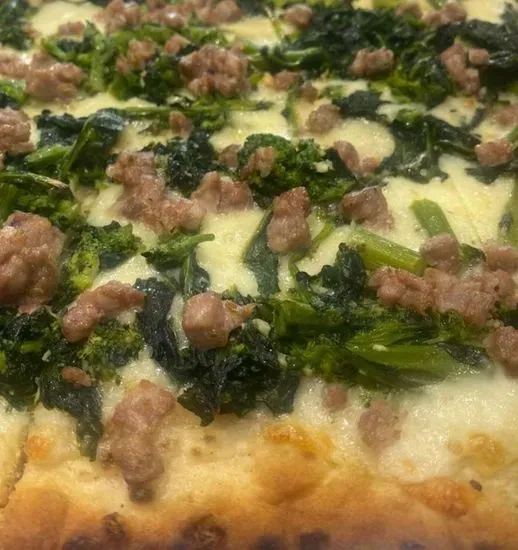 Broccoli Rabe & Sausage Pizza