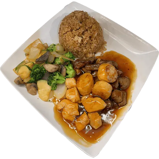 Teriyaki Chicken & Steak & Scallop