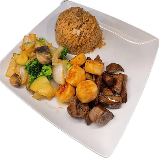 Hibachi Steak & Scallops