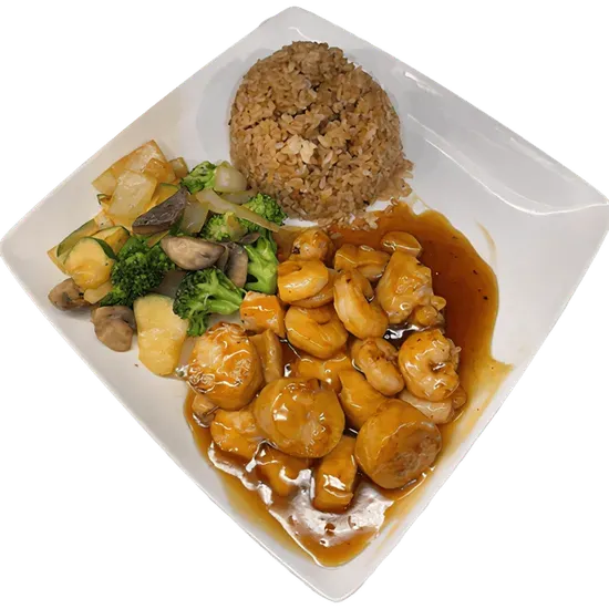 Teriyaki Chicken & Shrimp & Scallop