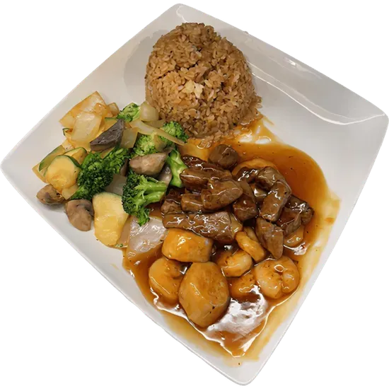 Teriyaki Steak & Shrimp & Scallop