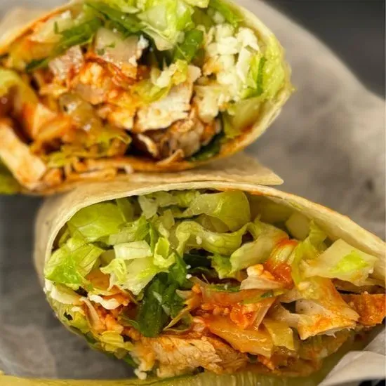 Buffalo Chicken Caesar Wrap