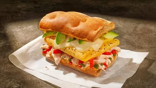 Chipotle Chicken, Egg & Avo Sandwich