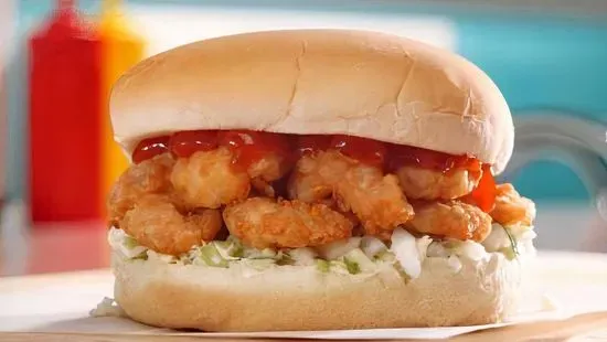 Shrimp Burger Meal