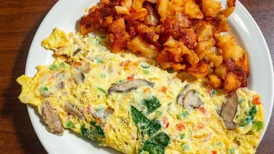 Veggie Omelette Breakfast