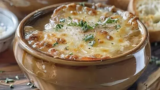 Crock of French Onion Soup