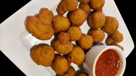 Fried Mushrooms with Sauce