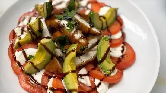 Crispy Chicken, Avocado Salad