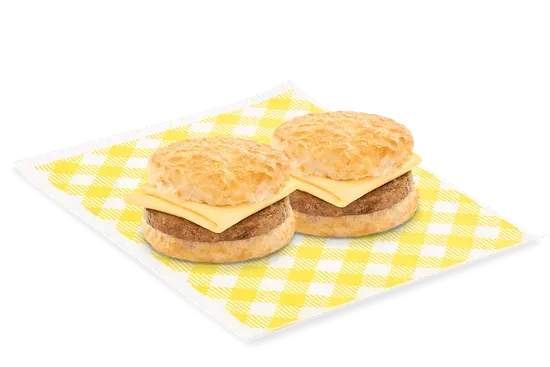 2 Sausage & Egg Biscuits