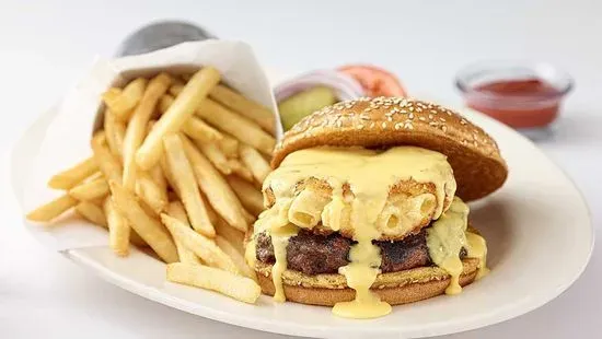 Macaroni and Cheese Burger