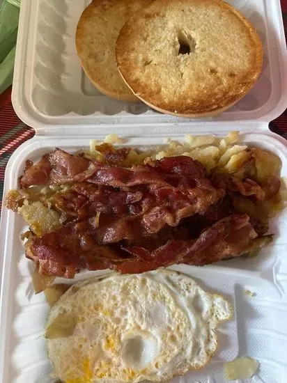 Single Egg Any Style with Bacon