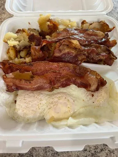 3 Eggs Any Style with Bacon