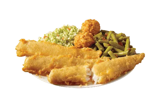 3 Piece Batter Dipped Fish Meal