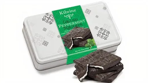 Grand Peppermint Squares Tin
