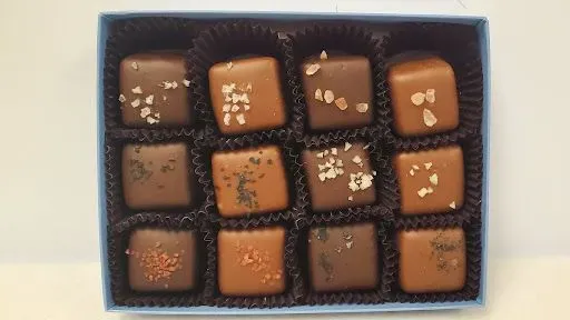 Milk And Dark Chocolate Sea-Salt Caramels 6oz
