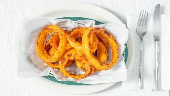 Basket of Gloden Onion Rings