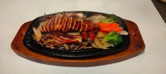 Grilled Whole Squid 