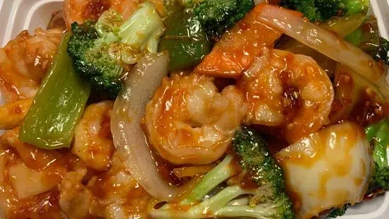 Shrimp with Garlic Sauce