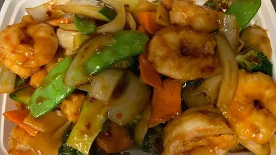 Shrimp Szechuan Style