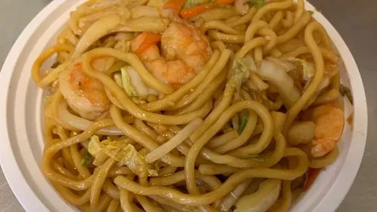 [虾捞面] Shrimp Lo Mein