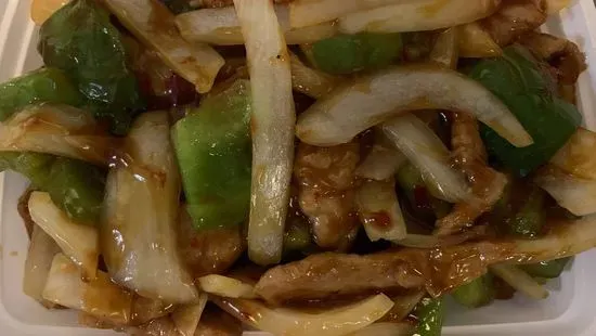 [青椒牛] Pepper Steak with Onions