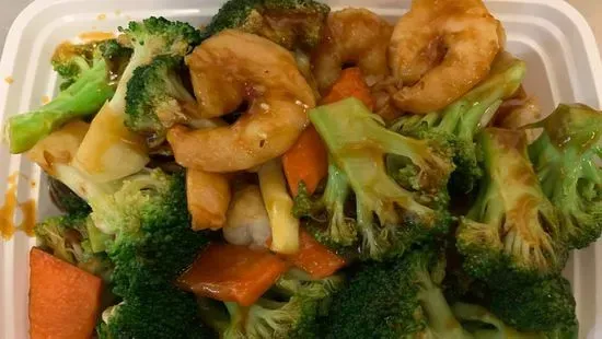 Shrimp with Broccoli