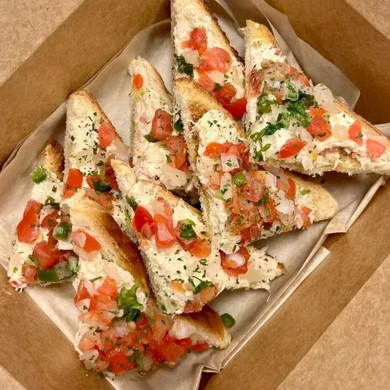 Crab Bruschetta Shark Fins