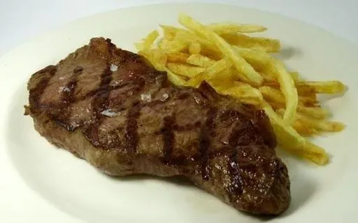 8 Oz Grilled Angus NY Top Sirloin With Sides