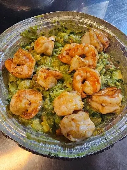 Guacamole con Camarones