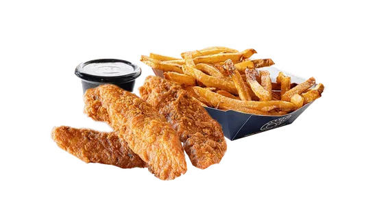 Three Chicken Tenders with Fries