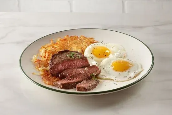 Top Sirloin Steak & Eggs