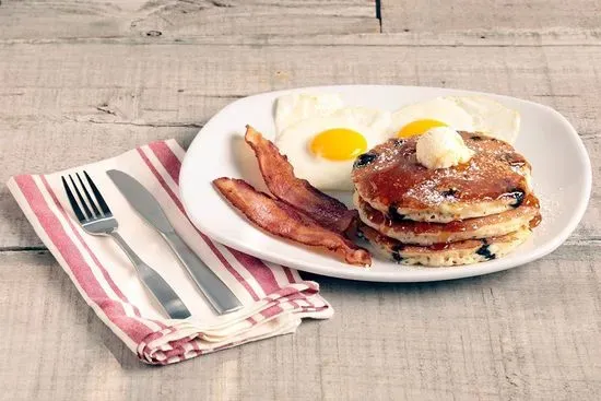 Blueberry Buttermilk Pancake Platter