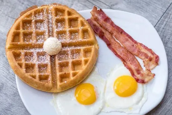 Scratch-Made Belgian Waffle Platter