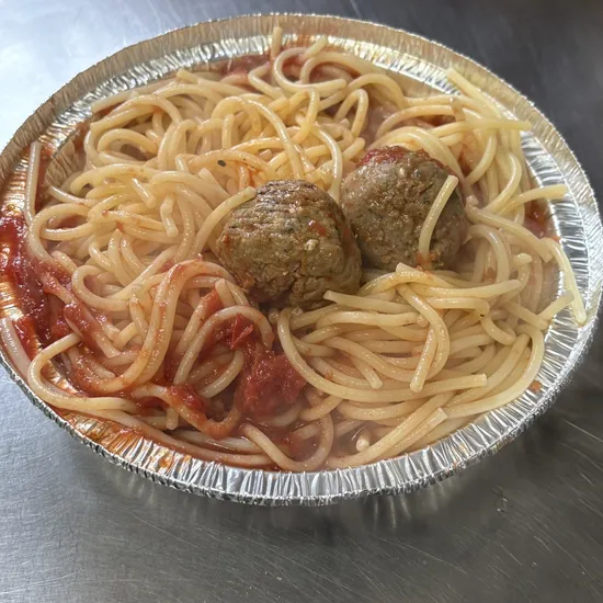 Mini Spaghetti & Meatballs