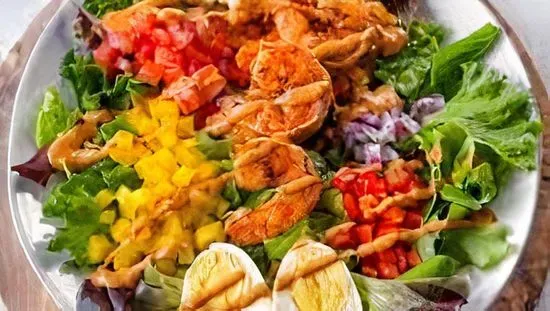 Cajun Shrimp Taco Salad