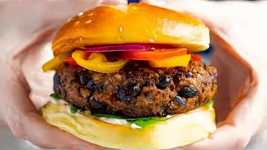 Buda's Black Bean Burger