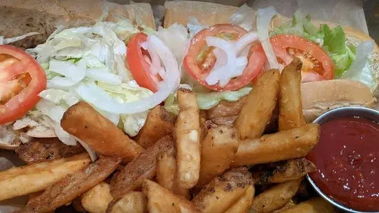 Grill Cheese Sandwich & Fries