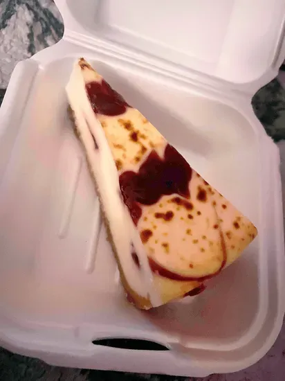 White Chocolate Raspberry Cheesecake